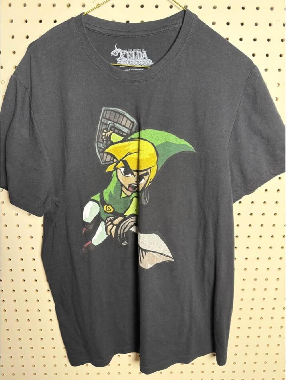 Vintage Legend of Zelda Wind Waker Link T-Shirt Medium 2016 Nintendo